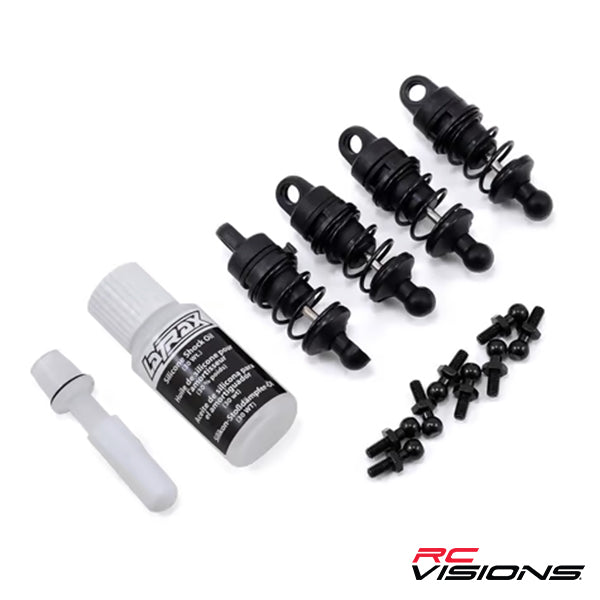 Traxxas LaTrax Oil-Filled Shock Set w/Springs (4) - Remote Control Toys - Traxxas