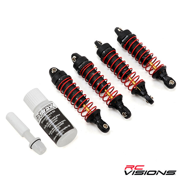 Traxxas LaTrax Hard-Anodized GTR Shocks w/TiN shafts (4) - Remote Control Toys - Traxxas