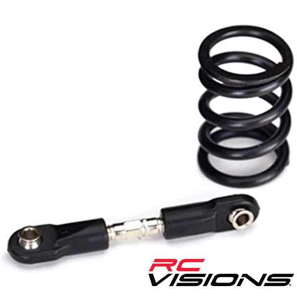 Traxxas X-Maxx Steel Steering Link w/HD Servo Saver Spring - Remote Control Toys - Traxxas