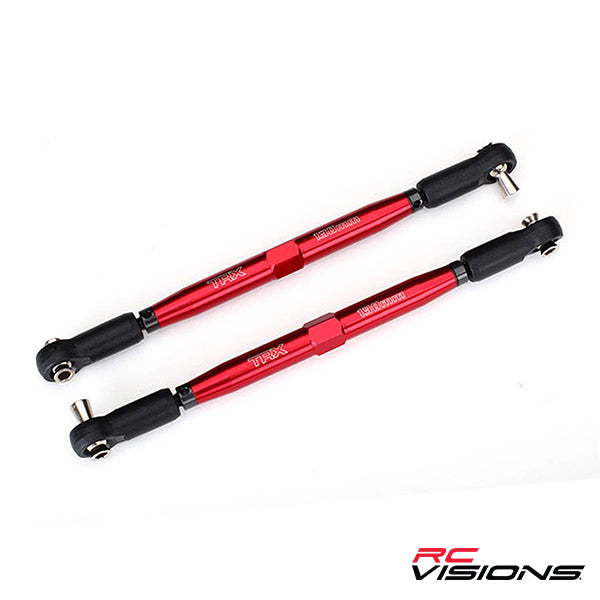 Traxxas X-Maxx Aluminum Toe Links (Red) (2) - Parts - Traxxas