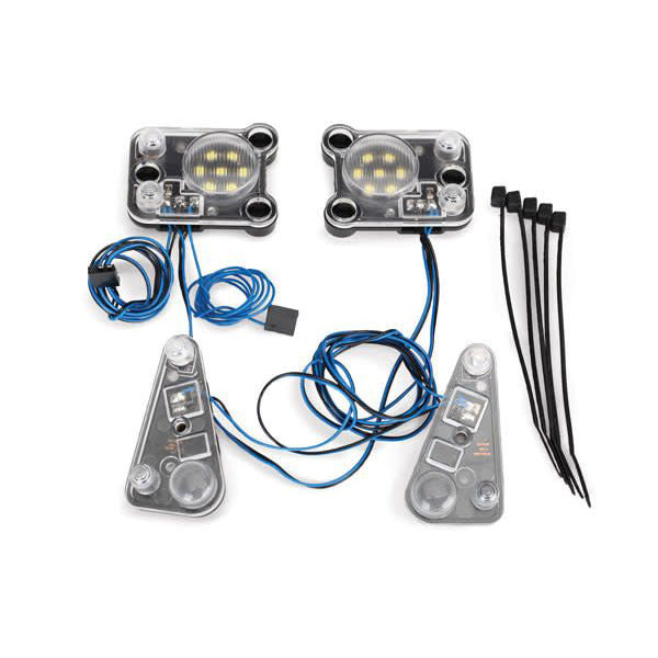 Traxxas TRX-4 Defender Led Headlight/Tail Light Kit (Fits TRA8011 Body, Requires TRA8028 Power Supply) - Remote Control Toys - Traxxas