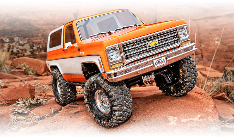 Traxxas TRX-4 1/10 Trail Crawler Truck w/'79 Chevrolet K5 Blazer Body (Red) w/TQi 2.4GHz Radio - RC Car - Traxxas