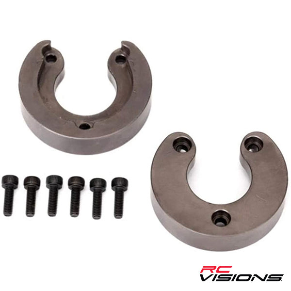 TRAXXAS Weight, portal housing, brass (34 grams) (2)/ 2.5x8 CS (6) (requires #8251X, 8251R, 8251A, or 8251G outer portal housing) - Remote Control Toys - Traxxas