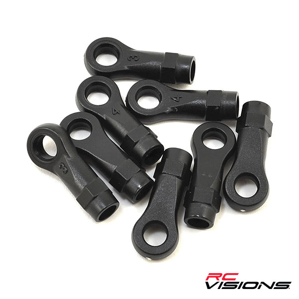 Traxxas 10° TRX-4 Angled Rod Ends (8) - Remote Control Toys - Traxxas
