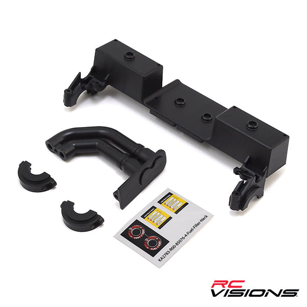 Traxxas Unlimited Desert Racer Chassis Tray & Fuel Filler (Black) - Remote Control Toys - Traxxas