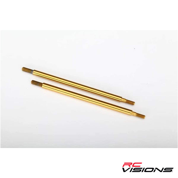 Traxxas 74mm (TiN)-coated Unlimited Desert Racer Rear GTR Shock Shaft (2) - Remote Control Toys - Traxxas