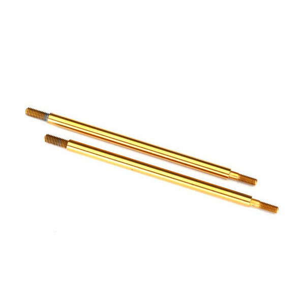 Traxxas 74mm (TiN)-coated Unlimited Desert Racer Rear GTR Shock Shaft (2) - Remote Control Toys - Traxxas