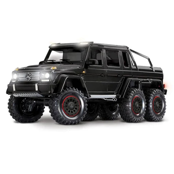 Traxxas TRX-6 1/10 6x6 Trail Crawler Truck w/Mercedes-Benz G 63 AMG Body (Black) w/TQi 2.4GHz Radio - Cars & Trucks - Traxxas
