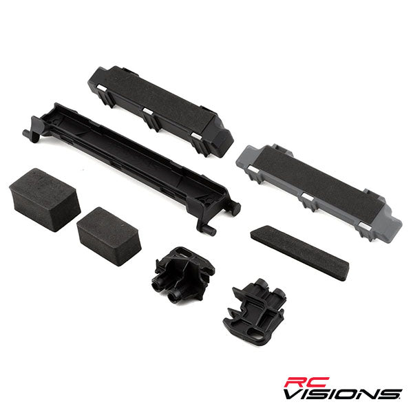Traxxas Battery hold-down/ mounts (front & rear) - Parts - Traxxas