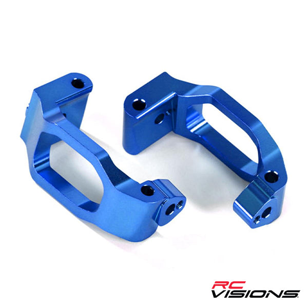 Traxxas Maxx Aluminum Caster Blocks (Blue) - Remote Control Toys - Traxxas
