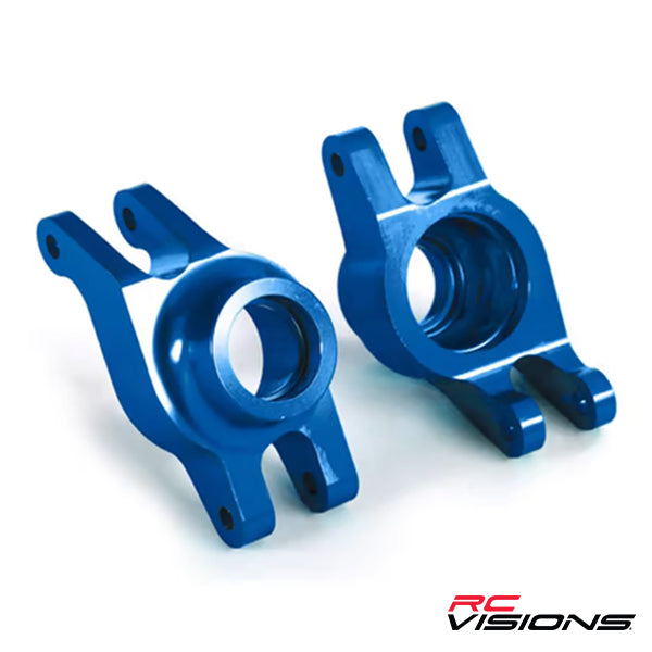 Traxxas Maxx Aluminum Hub Carriers (Blue) - Parts - Traxxas