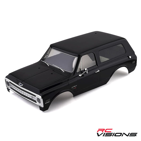 Traxxas 1969 Chevrolet Blazer Complete Body w/Grille (Black) - Remote Control Toys - Traxxas