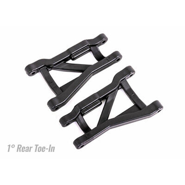 Traxxas Drag Slash Rear Heavy Duty Suspension Arms (Black) (2) (1° Toe-In) -  - Traxxas