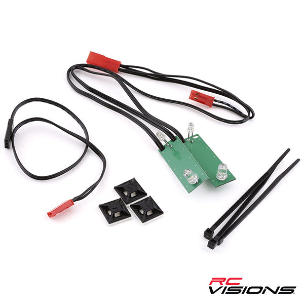 Traxxas Drag Slash Chevrolet C10 Front LED Light Set (White) - Parts - Traxxas