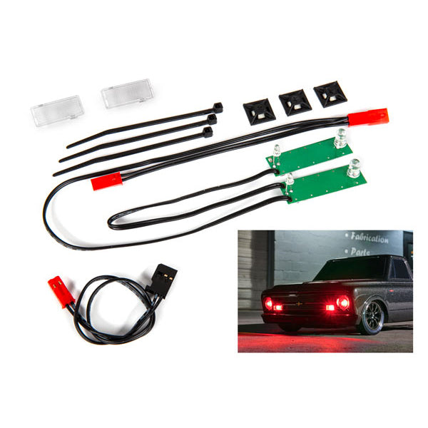 Traxxas Front LED Light Set (Red) - Parts - Traxxas