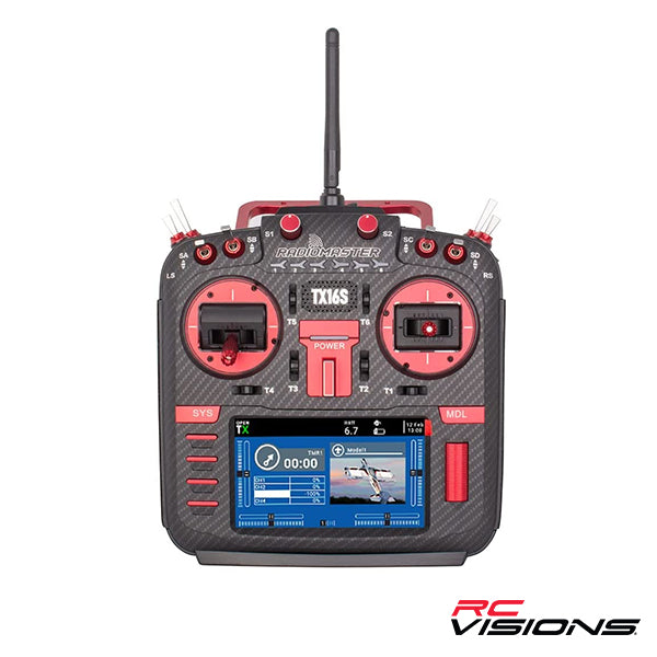 Radiomaster TX16S MAX MKII 4in1 + batteries / charger - Remote Control Toys - Horizon Hobbies, Inc.