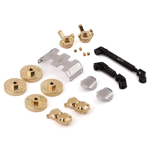 Yeah Racing Axial SCX24 Deadbolt Metal Upgrade Parts Set (133.5mm Wheelbase) - Parts - AMain Distributing