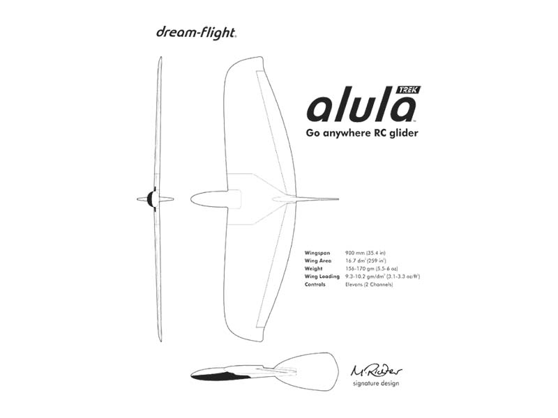 Dream-Flight Alula-TREK Kit - rc plane - Dream-Flight