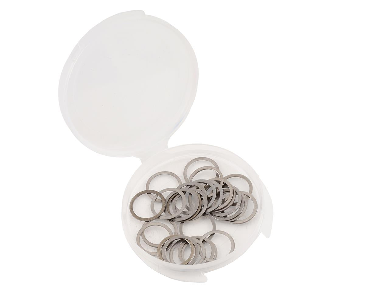 Team Brood 8x10mm Steel Shim Assortment w/Plastic Container (28) (0.1/0.2/0.3/0.5mm) -  - AMain Distributing