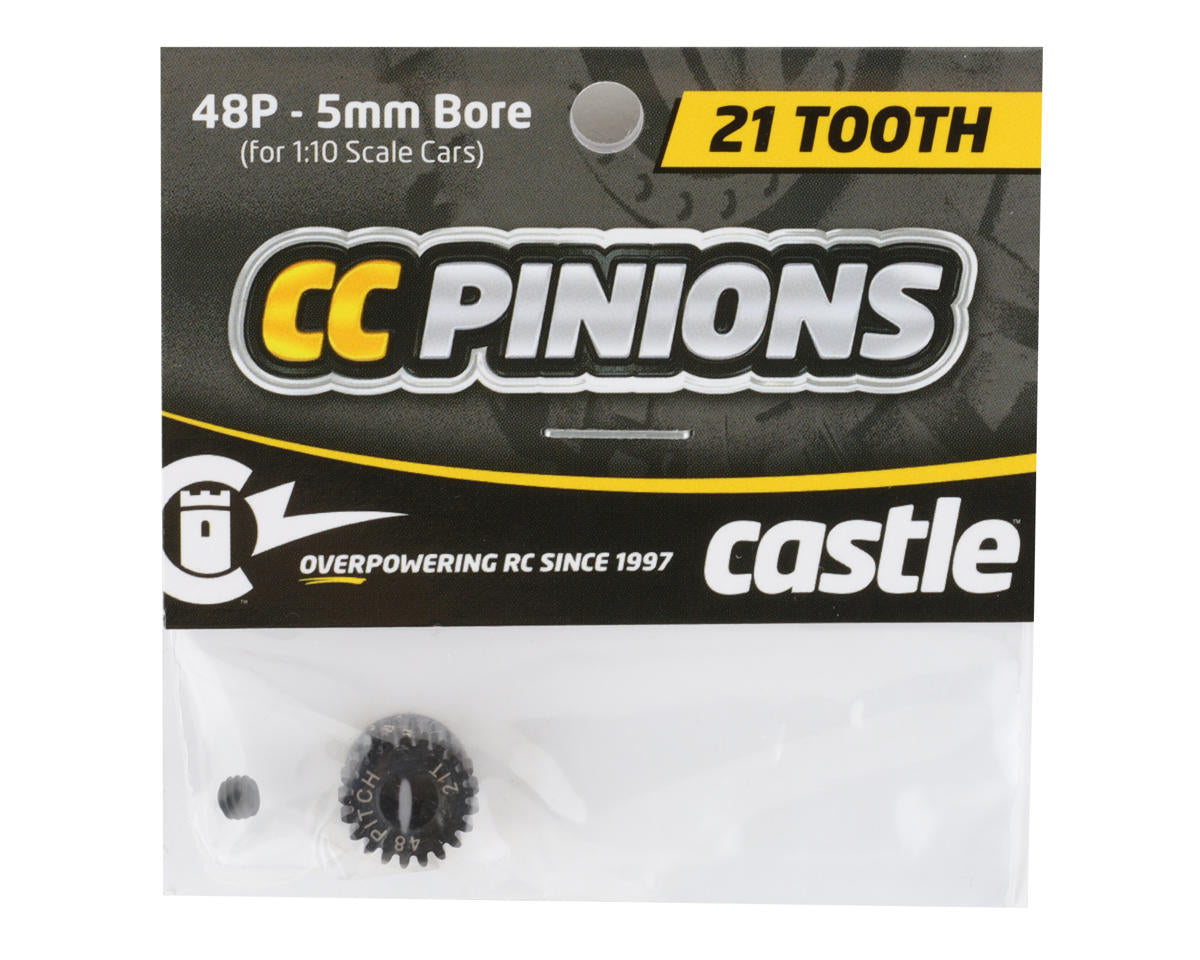 Castle Creations 48P Pinion Gear w/5mm Bore -  - Castle Creations