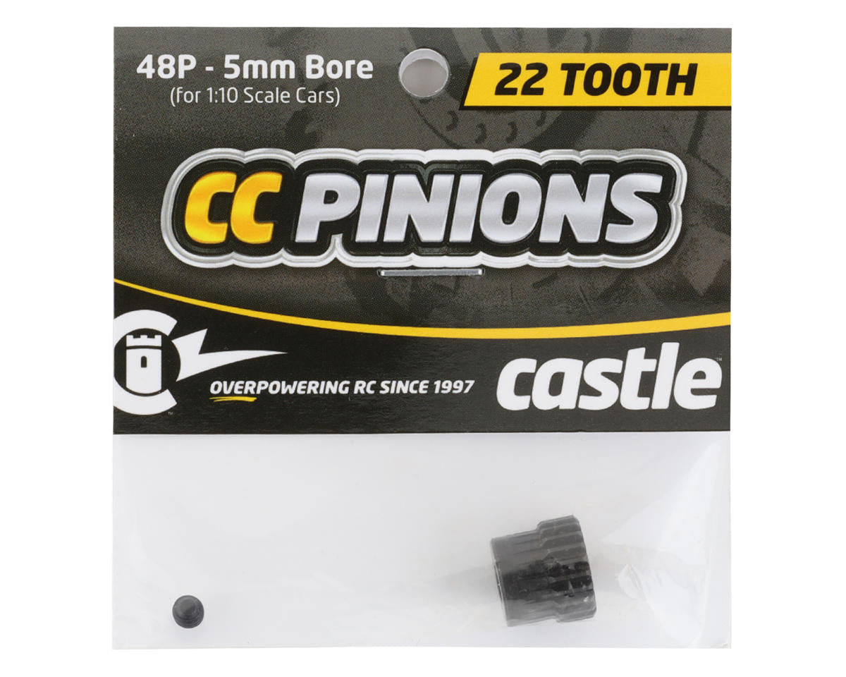 Castle Creations 48P Pinion Gear w/5mm Bore -  - Castle Creations