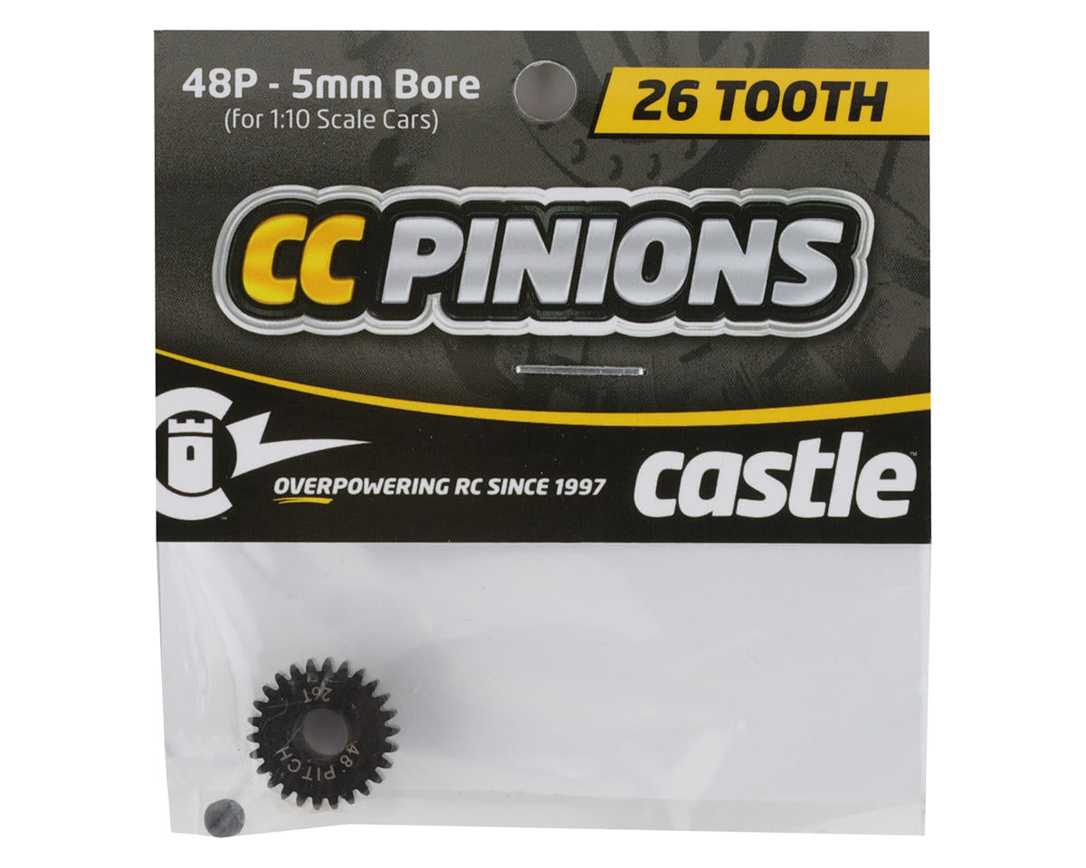 Castle Creations 48P Pinion Gear w/5mm Bore -  - Castle Creations