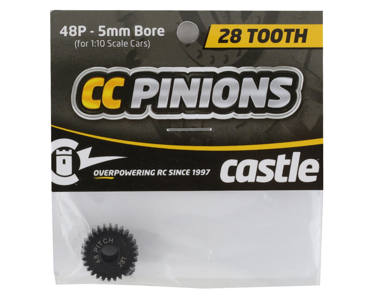 Castle Creations 48P Pinion Gear w/5mm Bore -  - Castle Creations