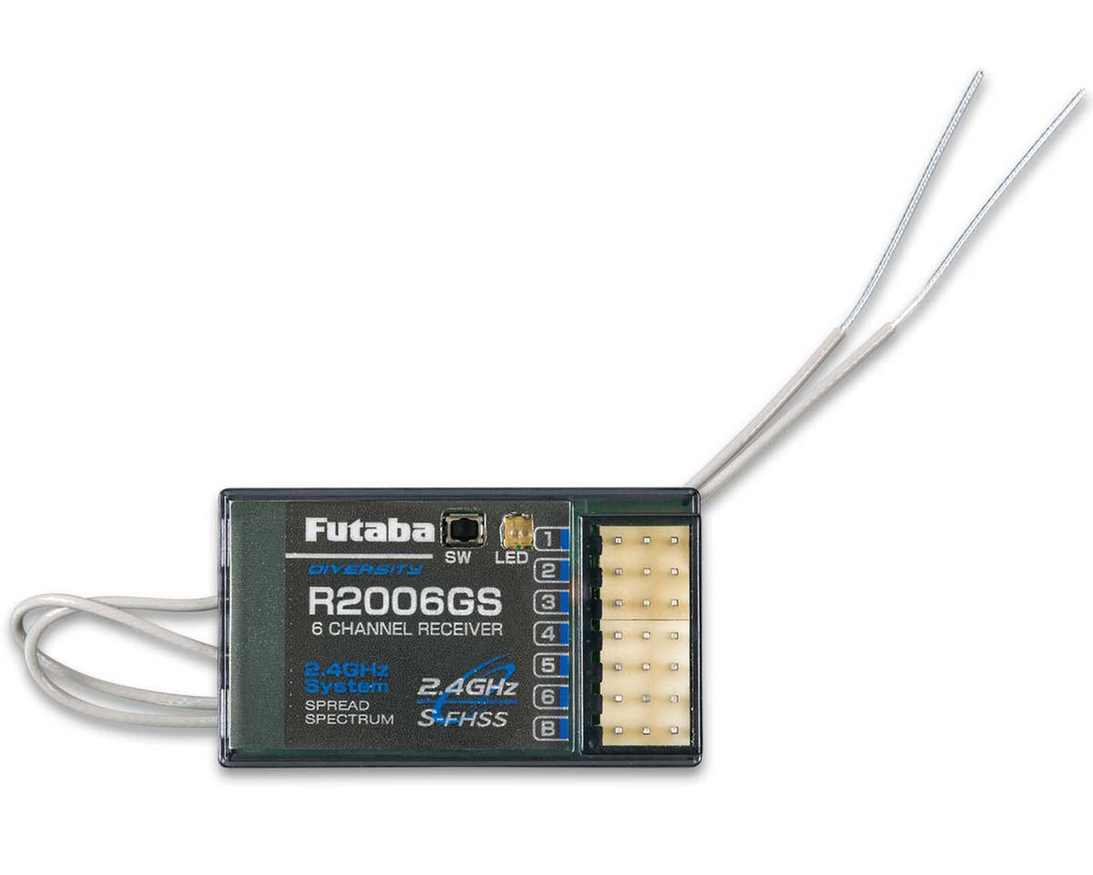 Futaba R2006GS 2.4GHz S-FHSS 6 Channel Air/Heli Receiver -  - AMain Distributing