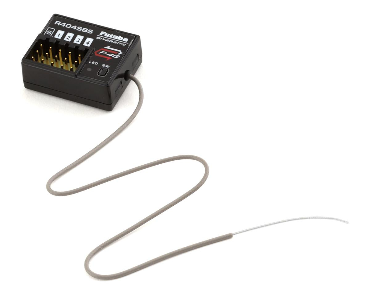 Futaba R404SBS F-4G T-FHSS 4-Channel 2.4Ghz Telemetry Receiver (SR/T-FHSS/S.Bus2) -  - AMain Distributing