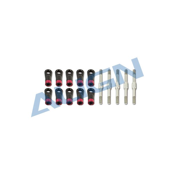 Align T-Rex 550X|700X (Turnbuckles) Counter Thread Main Linkage Rod Set -  - AMain Distributing