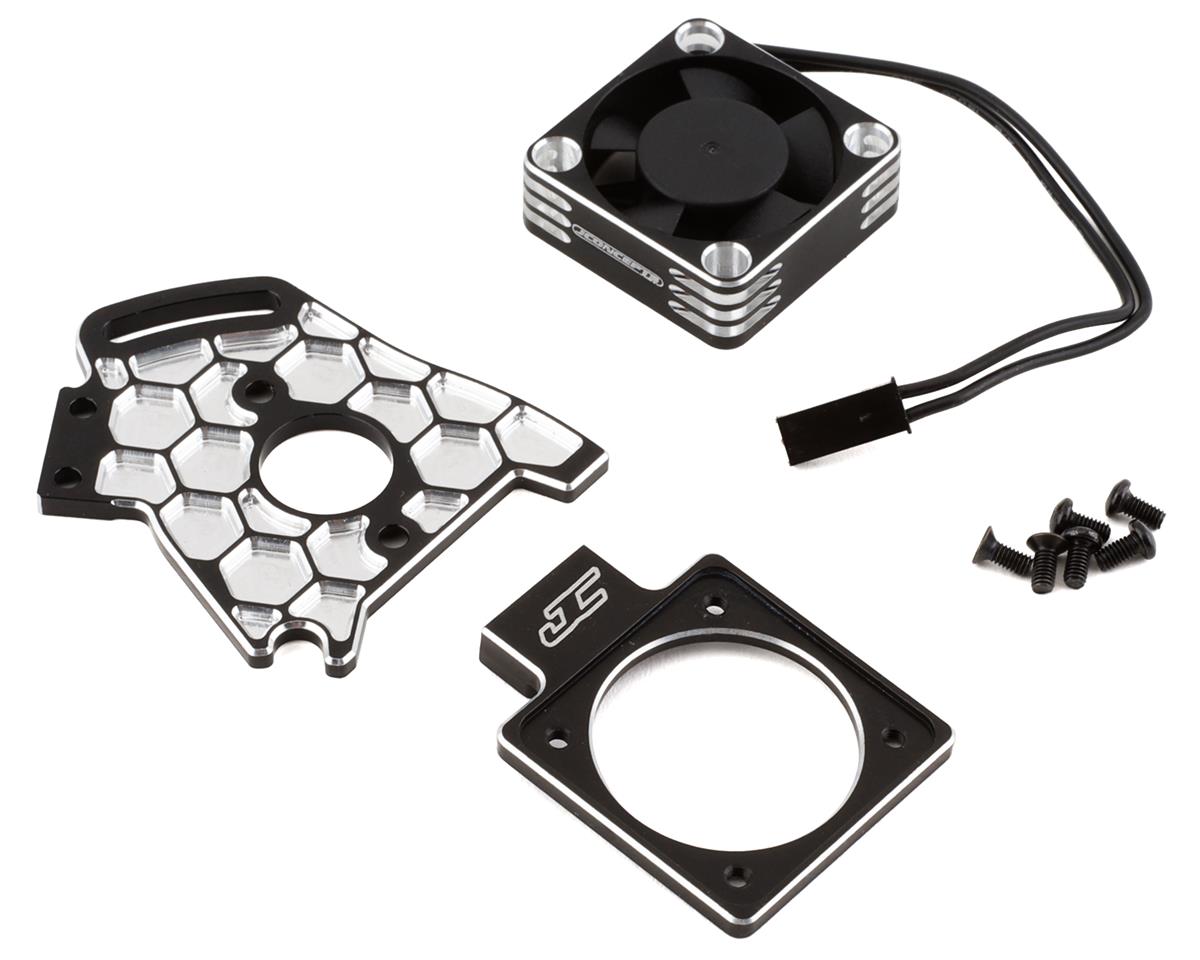 JConcepts Slash 4x4 LCG/Rustler 4x4 Aluminum Fan & Honeycomb Motor Plate Set -  - HRP Distributing, Inc.