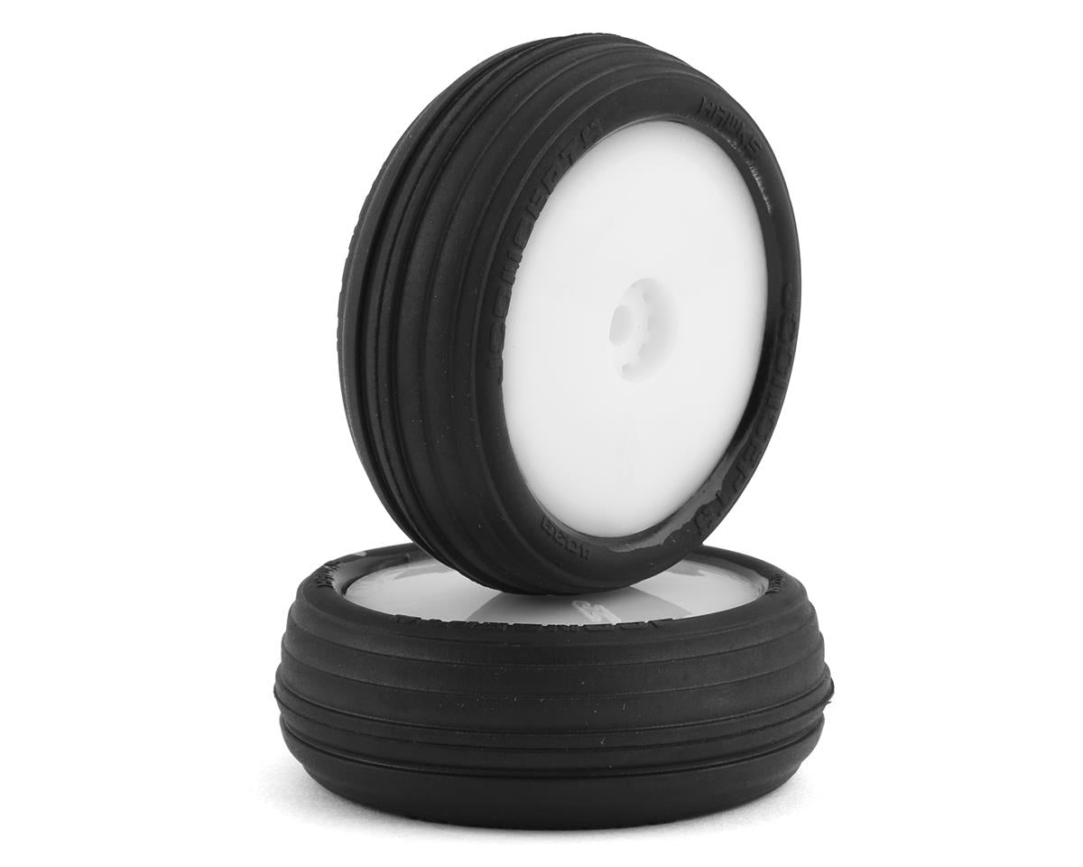 JConcepts Mini-B Hawk Pre-Mounted Front Tires  (2) (Green) -  - Horizon Hobbies, Inc.
