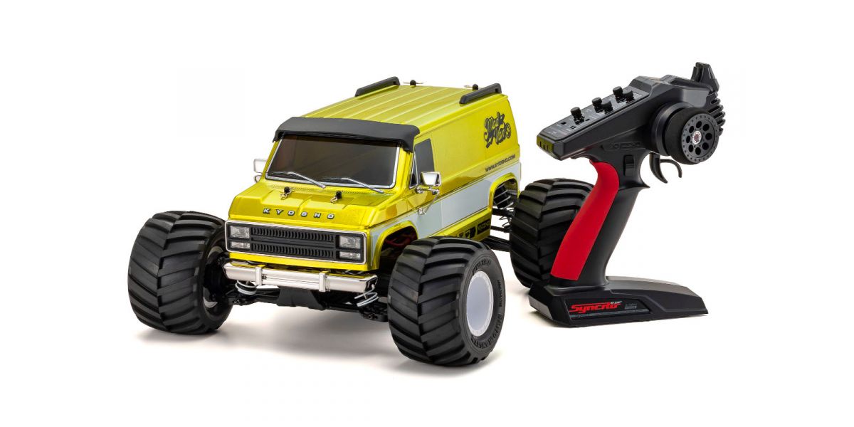 Kyosho Fazer Mk2 Mad Van VE 1/10 4WD Readyset Brushless Monster Truck w/2.4GHz Radio -  - HRP Distributing, Inc.