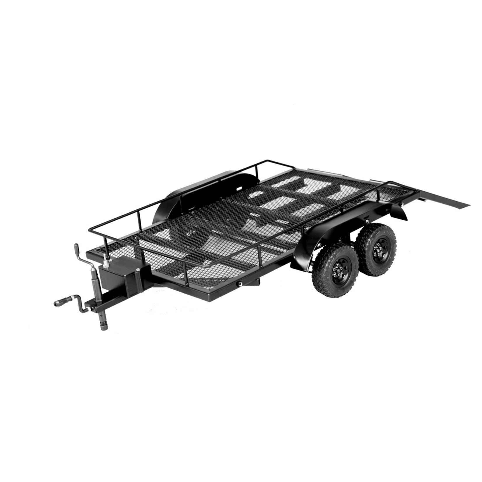 Racers Edge RCEPRO1500 - 1/10 Scale Full Metal Trailer with LED Lights -  - HRP Distributing, Inc.