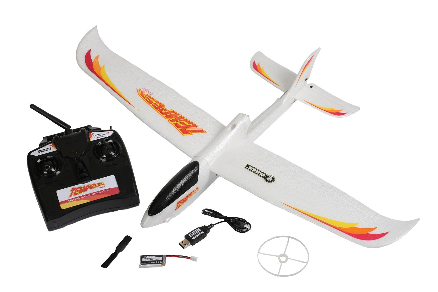 Rage RC Tempest 600 EP RTF Aircraft - Plane - HRP Distributing, Inc.