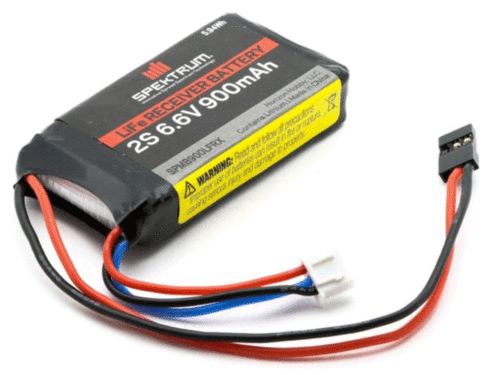 Spektrum 900mAh 2S 6.6V LiFe Receiver Battery -  - Horizon Hobbies, Inc.