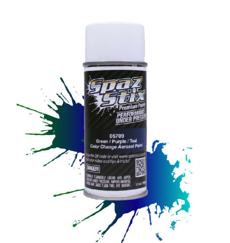 Spaz Stix Green Purple Teal Color Changing Paint 3.5oz -  - HRP Distributing, Inc.
