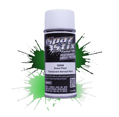 Spaz Stix Green Pearl Aerosol Paint 3.5oz -  - HRP Distributing, Inc.
