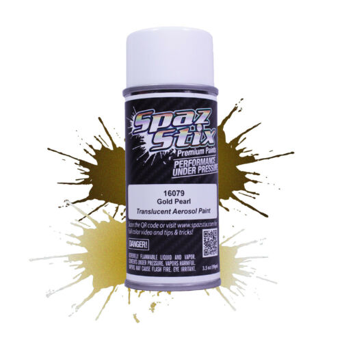 Spaz Stix Gold Pearl Translucent Paint 3.5oz -  - HRP Distributing, Inc.