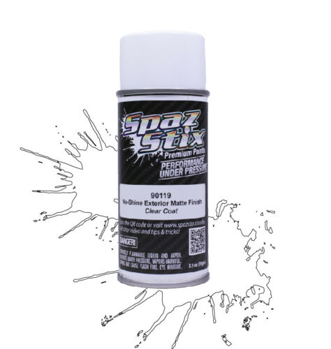 Spaz Stix No-Shine Exterior Matte Finish Clear Coat Paint 3.5oz -  - HRP Distributing, Inc.