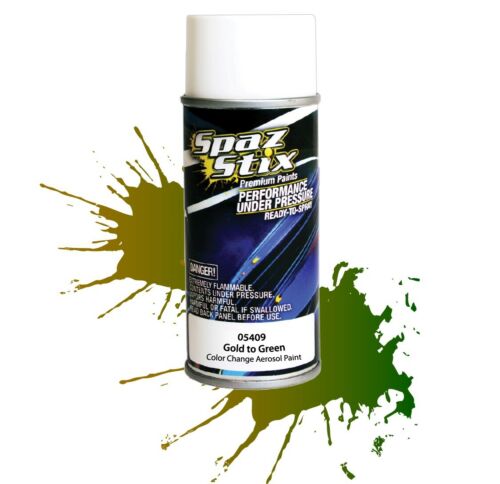 Spaz Stix Gold to Green Color Changing Paint 3.5oz -  - HRP Distributing, Inc.