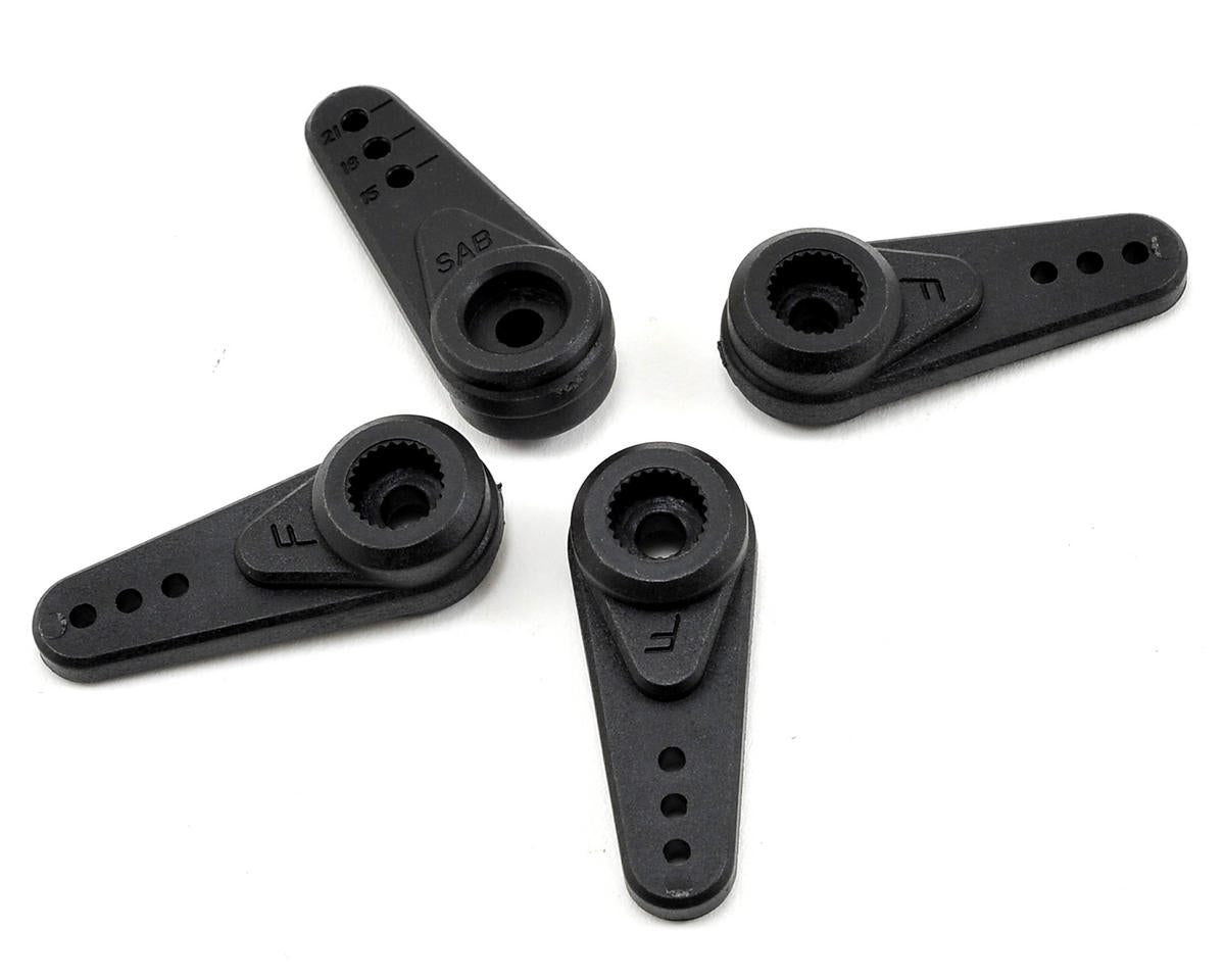 SAB Goblin Futaba Servo Horn (4) (25T) - Parts - BK HOBBIES