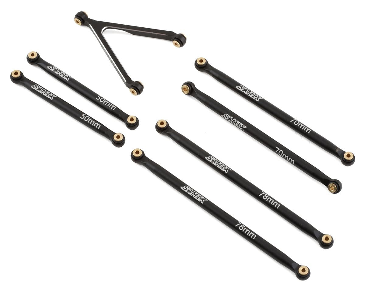 Samix SCX24 Jeep Gladiator Aluminum Link Set (7) (153.7mm) -  - AMain Distributing