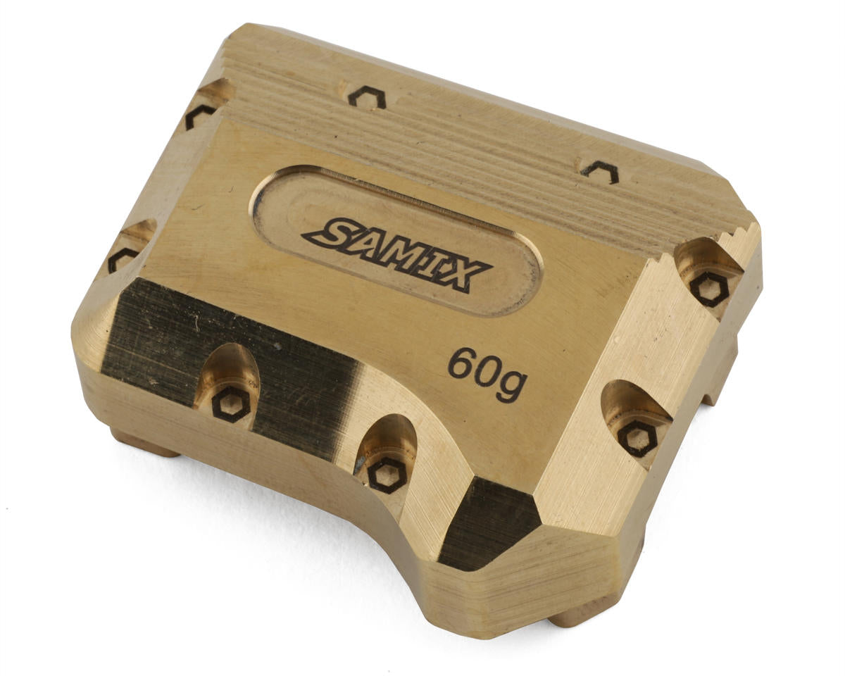 Samix Traxxas TRX-4 Brass Differential Cover (Gold) -  - AMain Distributing