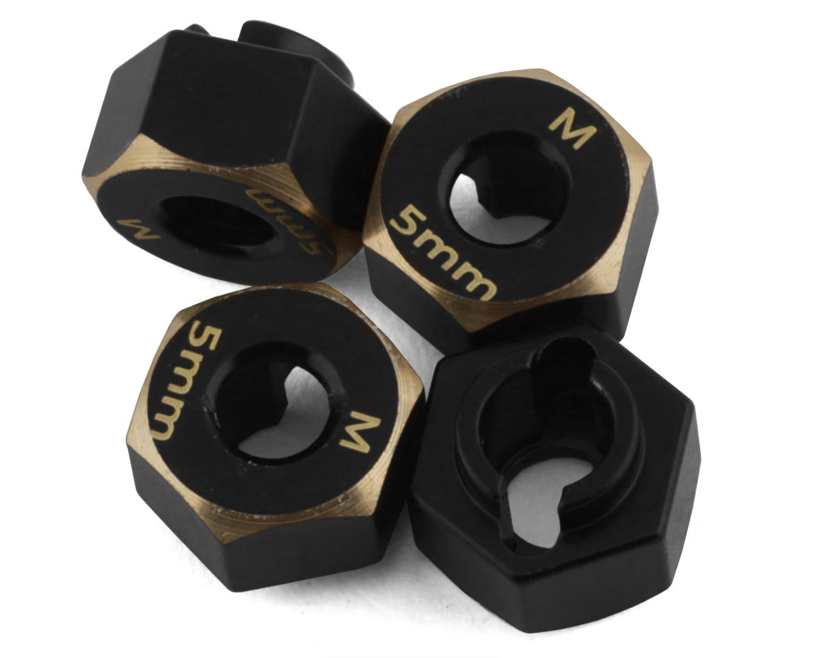 Samix TRX-4M Brass Hex Adapter -  - AMain Distributing