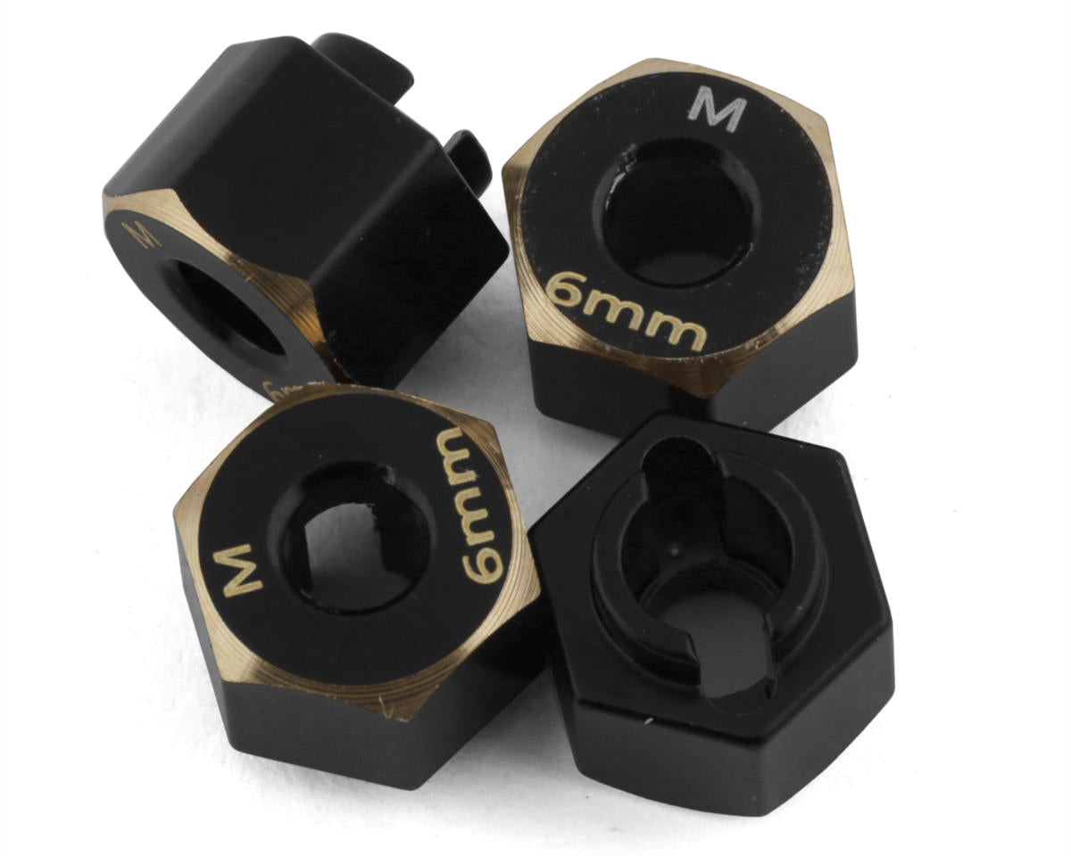 Samix TRX-4M Brass Hex Adapter -  - AMain Distributing