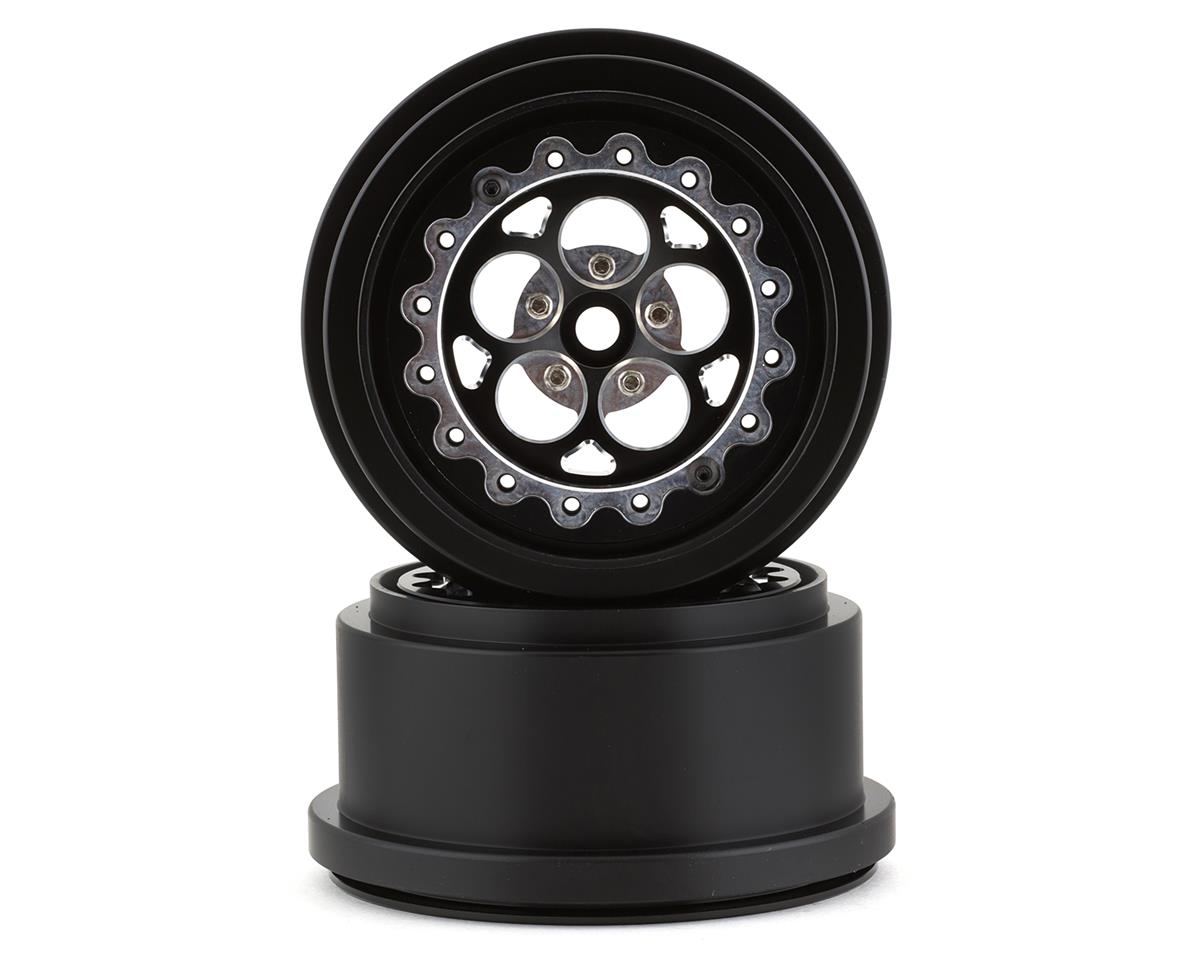 SSD RC 5 Hole Lightweight Aluminum Drag Racing Beadlock Wheels (2) (2.2/3.0") -  - AMain Distributing