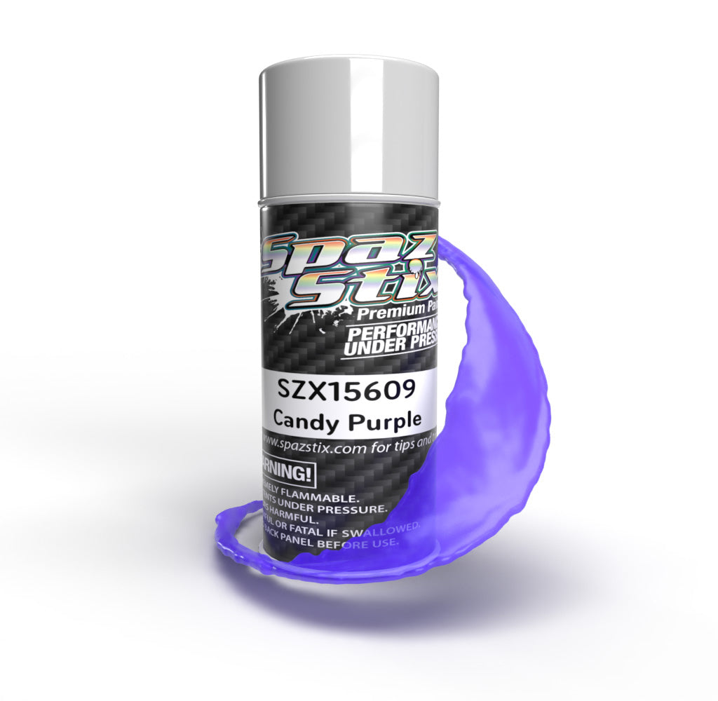 Spaz Stix Candy Purple Aerosol Paint 3.5oz -  - HRP Distributing, Inc.