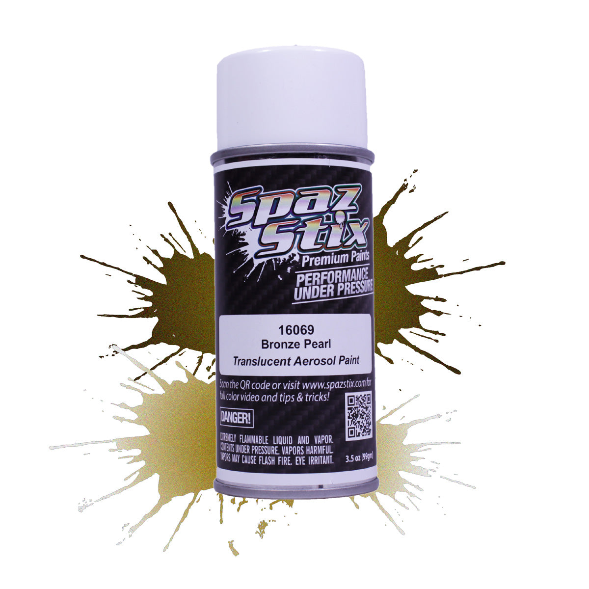 Spaz Stix Bronze Pearl Aerosol Paint, 3.5oz Can -  - HRP Distributing, Inc.