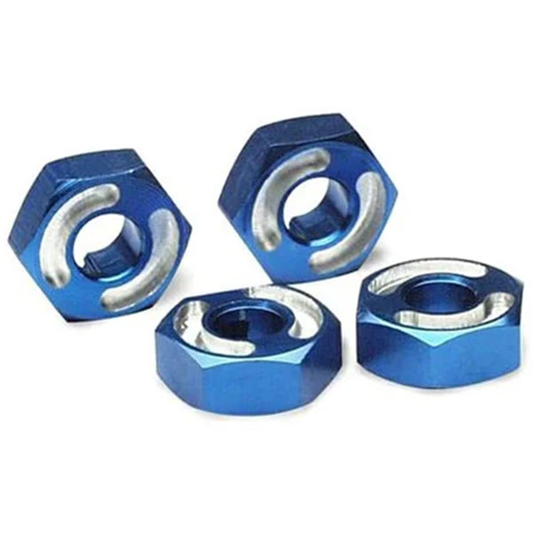 Traxxas Aluminum Hex Wheel Hubs w/2.5x12mm Axle Pins (Blue) (2) -  - Traxxas